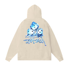 Autumn and winter new trendy brand Sutu West classic letter print parade hooded sweatshirt jacket cross-border (4)