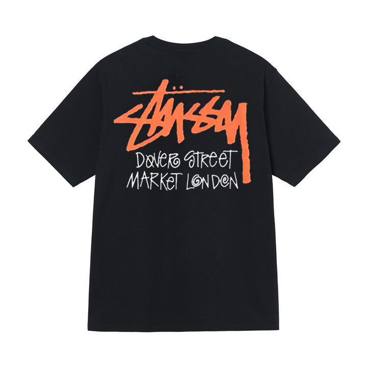 Stusy 2025 New 8 Men's and Women's Short sleeved T-shirt Summer Black and White Men's T-shirt Loose 270g (34)