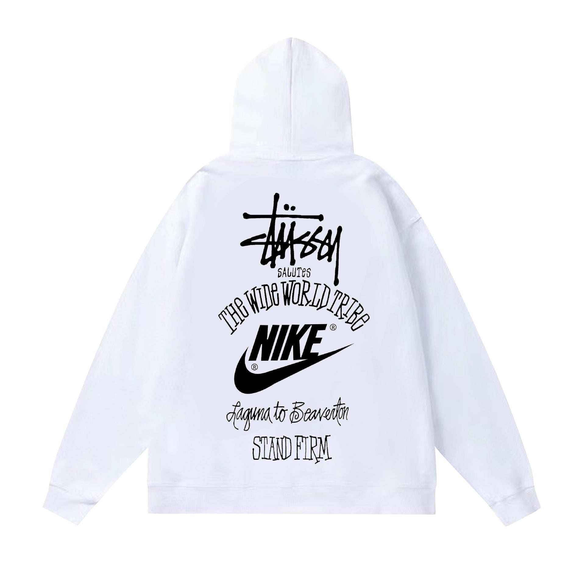 Autumn and winter new trendy brand Sutu West classic letter print parade hooded sweatshirt jacket cross-border (6)