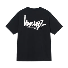 Stusy 2025 New 8 Men's and Women's Short sleeved T-shirt Summer Black and White Men's T-shirt Loose 270g (17)