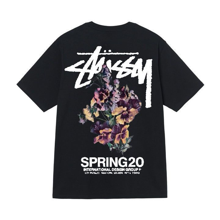 Quality of Foreign Trade 2025 New Stusey Short Sleeve T-shirt 270g Heavy Weight High Quality Men and Women (40)