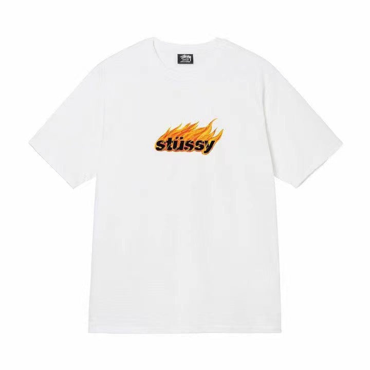 Quality of Foreign Trade 2025 New Stusey Short Sleeve T-shirt 270g Heavy Weight High Quality Men and Women (6)