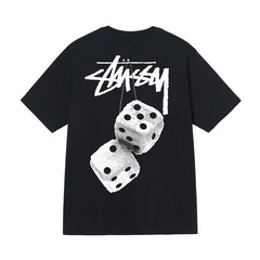 Quality of Foreign Trade 2025 New Stusey Short Sleeve T-shirt 270g Heavy Weight High Quality Men and Women (1)
