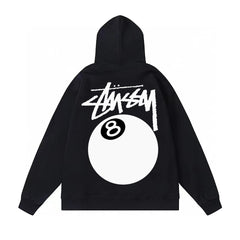 Original autumn and winter new trendy brand Sutu West classic letter print parade hooded sweatshirt jacket (3)