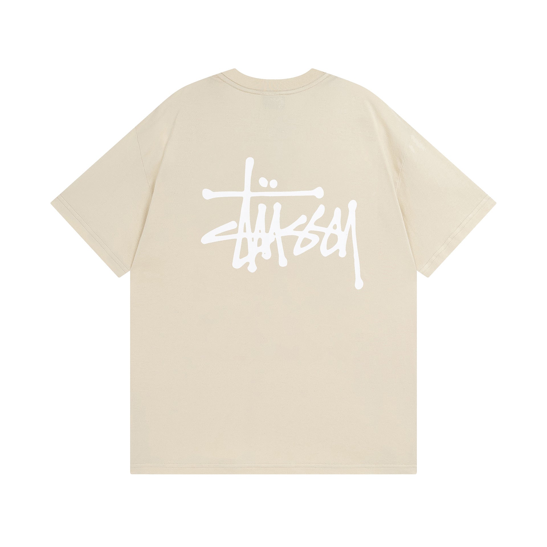 Original 2024 Spring/Summer New Trendy Brand Stu Classic Parade Printed Letter Men's and Women's Same Short Sleeve One Piece Hair Collection (12)