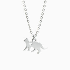 Tiny Sweetheart Cat Necklace