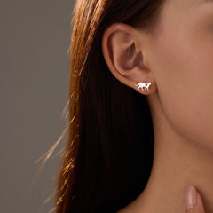 Tiny Sweetheart Cat Earrings