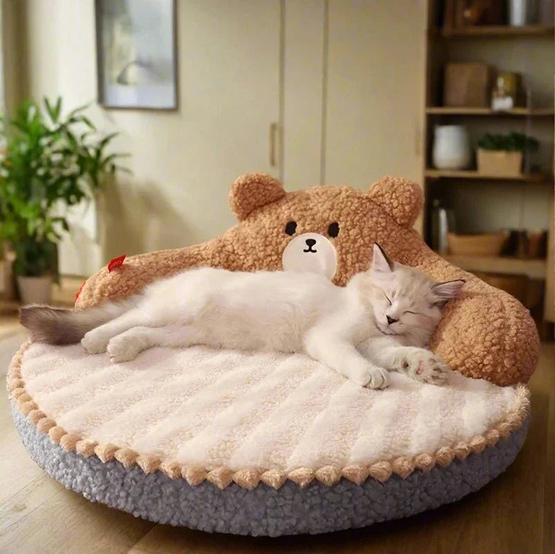 Anime Cat/Anime Bear Pet Pad Cushion