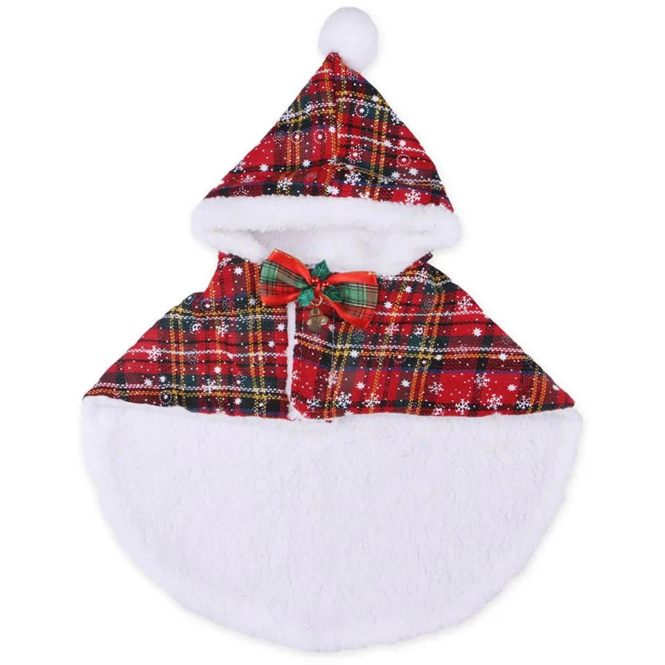 Christmas Cat Hoodie Warm Cloak