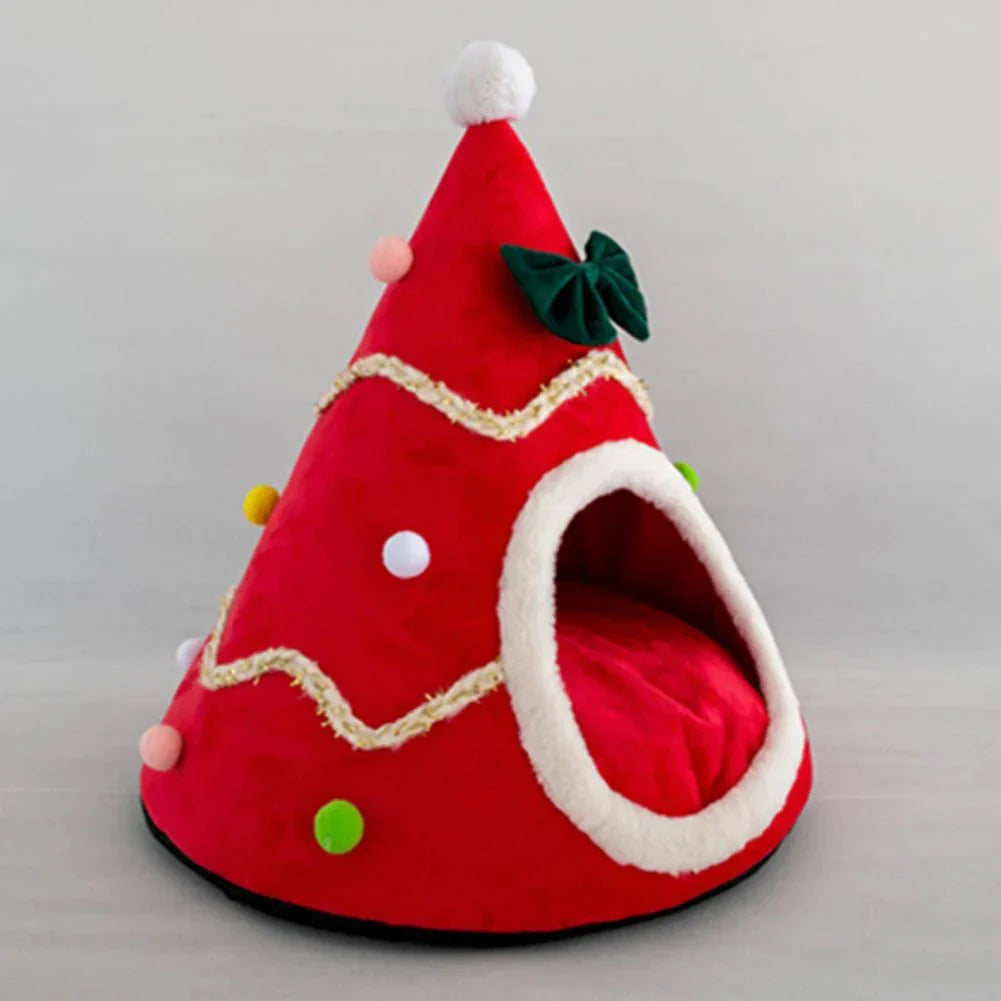 Cozy Christmas Tree Bed