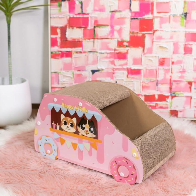 Donut Car Cat Scratcher