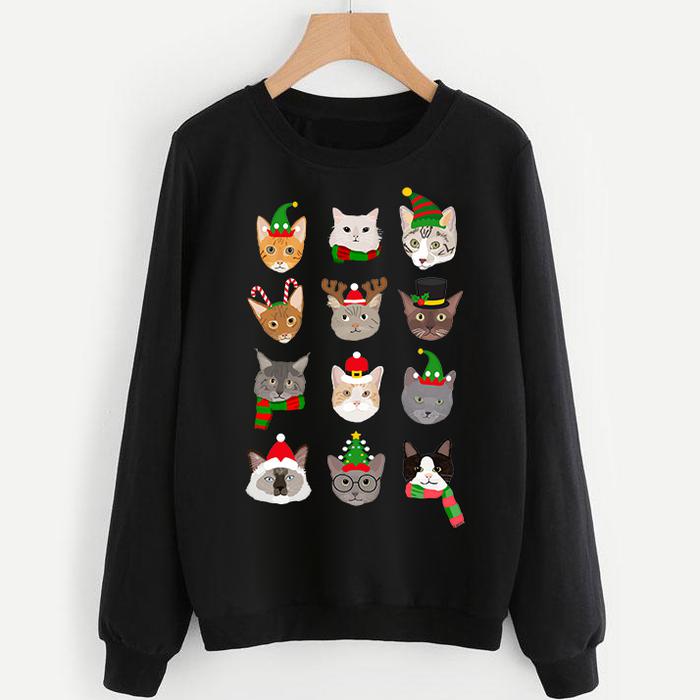 Festive Cats Xmas Sweatshirt