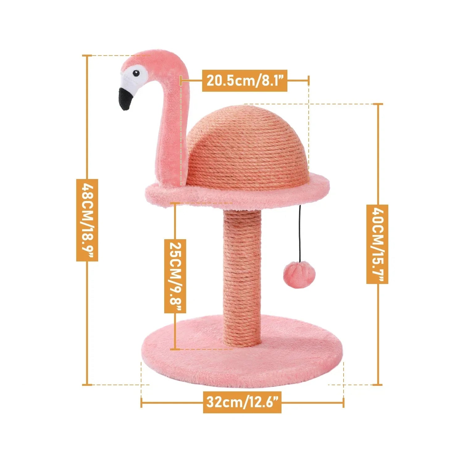 Flamingo & Swan Cat Scratching Posts