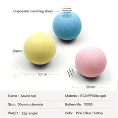 Interactive Touch Play Animal Sounds Catnip Lid Toy