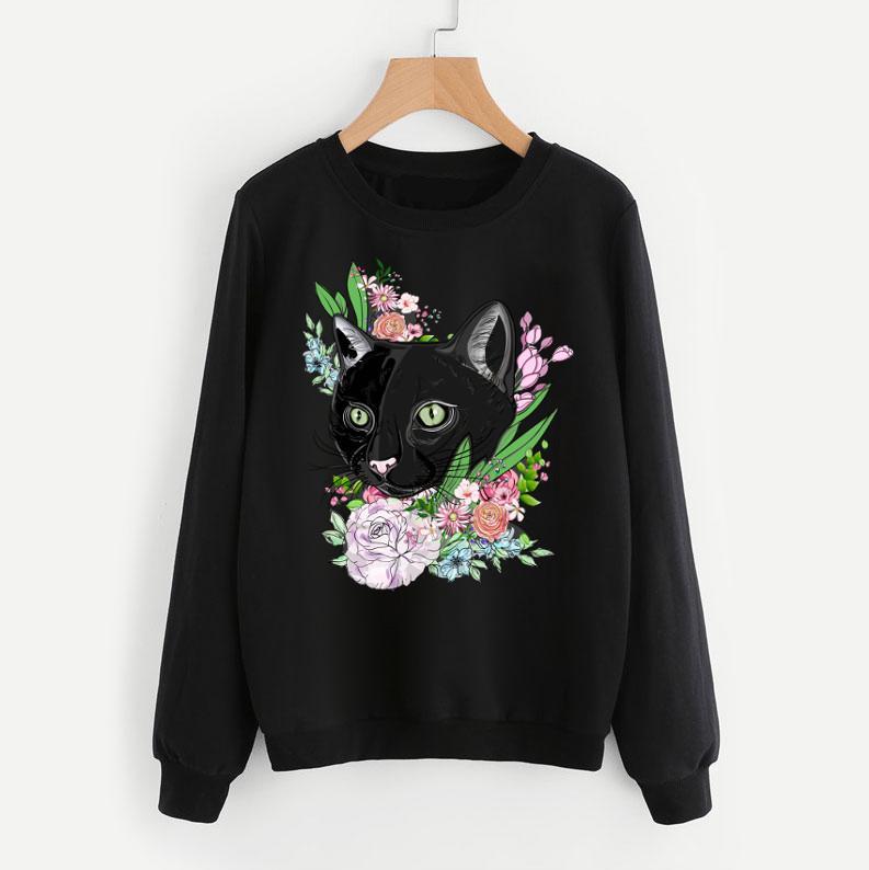 Love Black Cats Sweatshirt