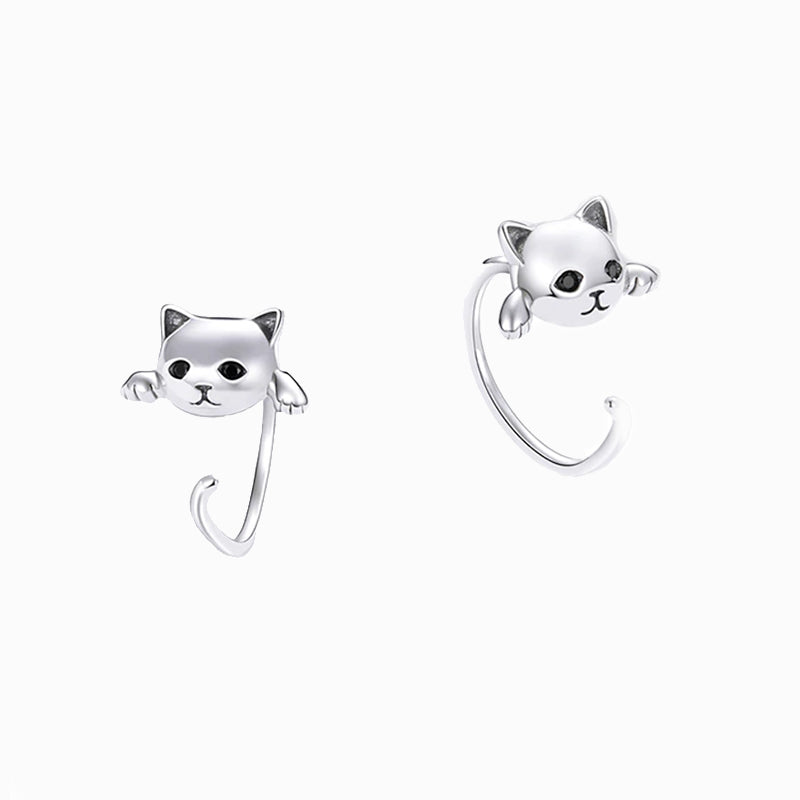 Hugging Cat Earrings