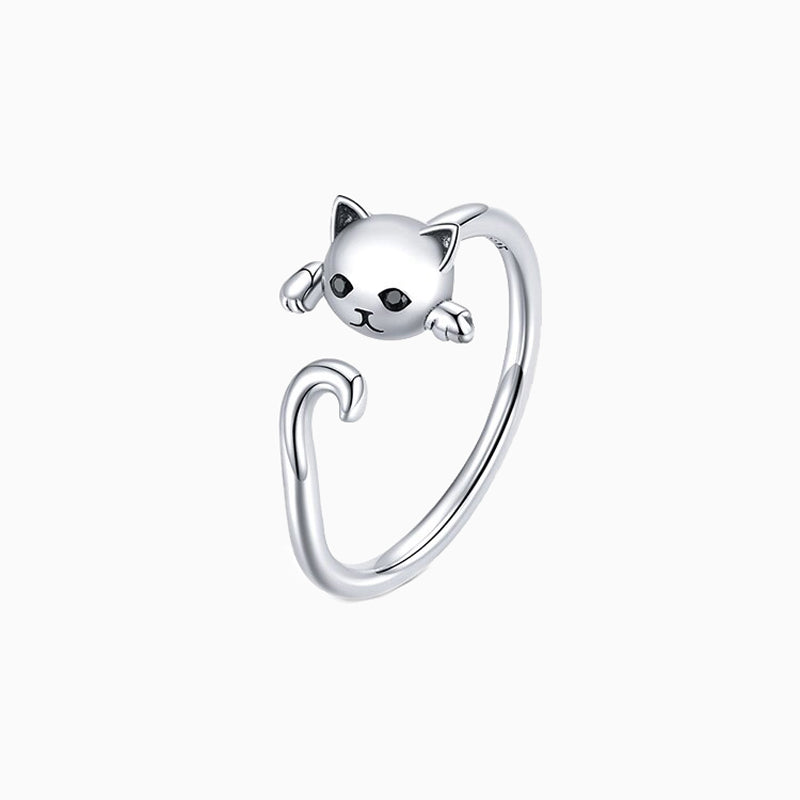 Hugging Cat Ring