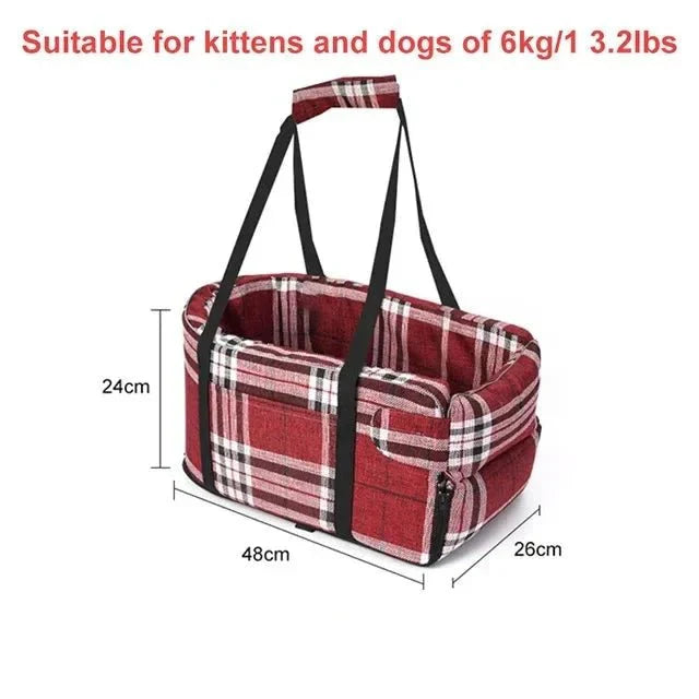 Portable Cat & Dog Travel Carrier for Central Control