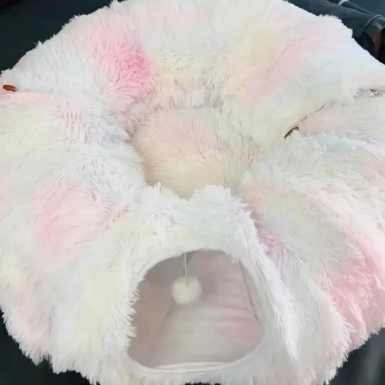 Cat Bed with Tunnel