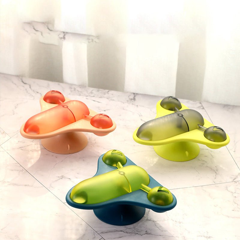 Rotating Plane Treat Leaking Cat Toy