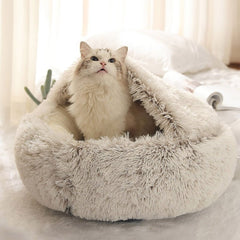 Soft Plush Round Cat Cove