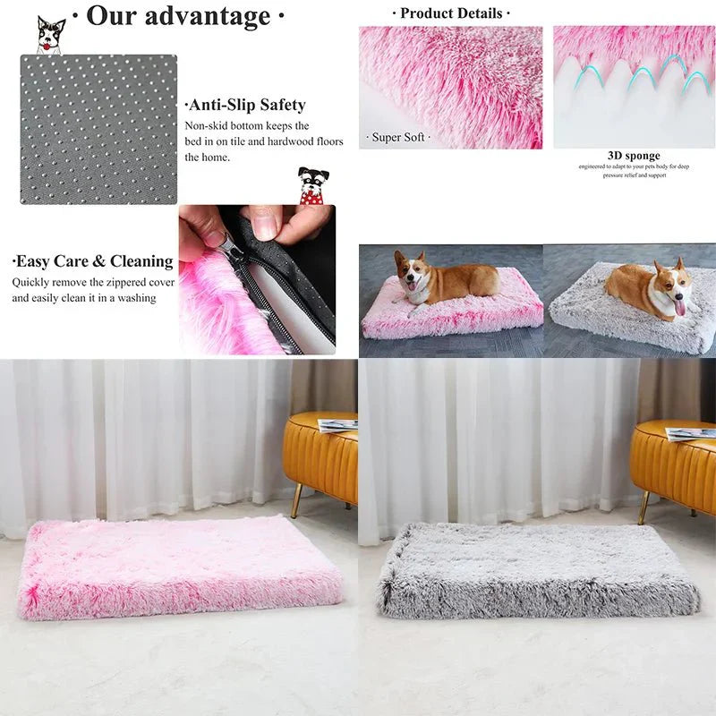 Sponge Pad Large Portable Fleece Plush Sleep Mat