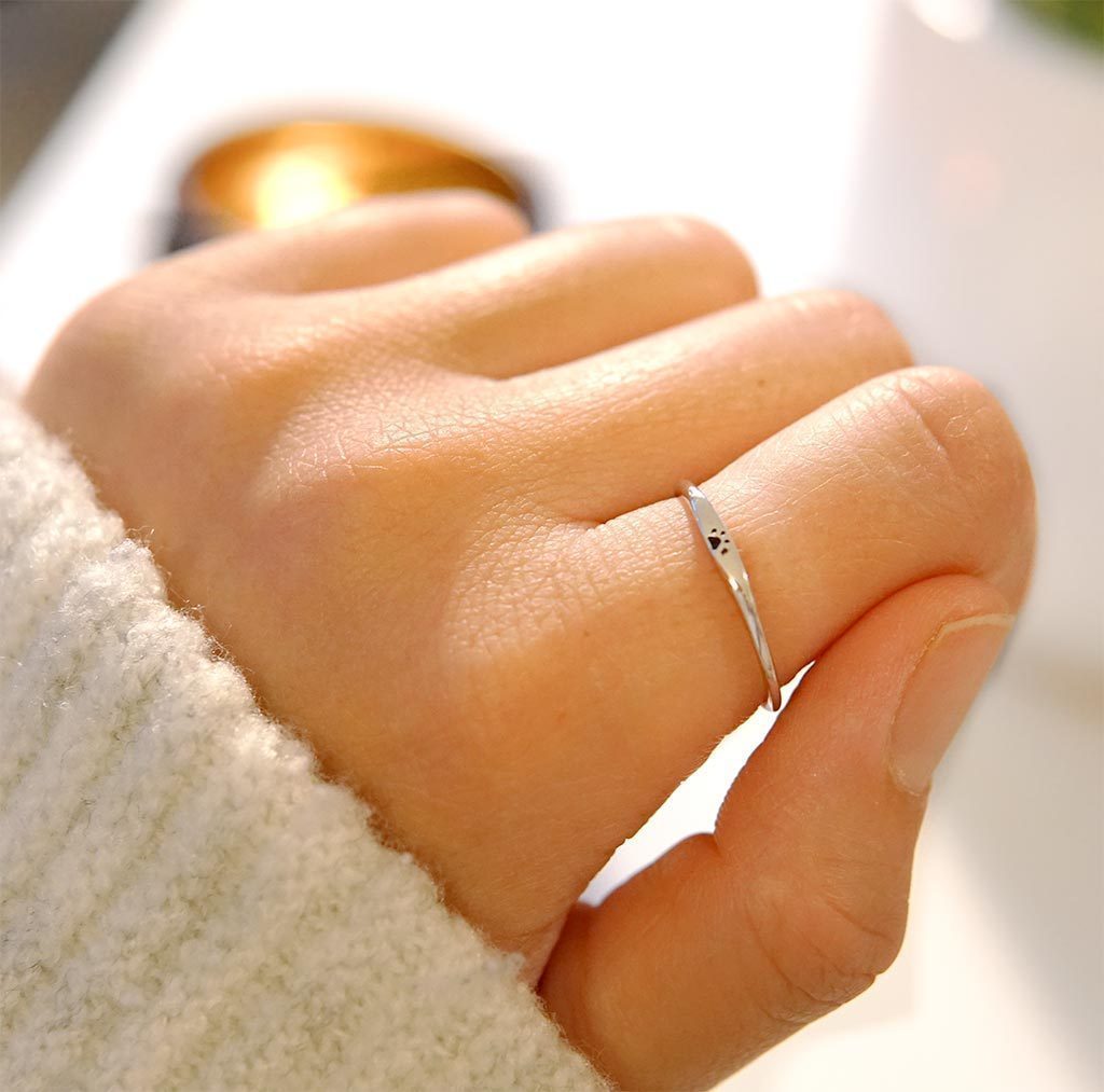 Teeny Tiny Paw Ring