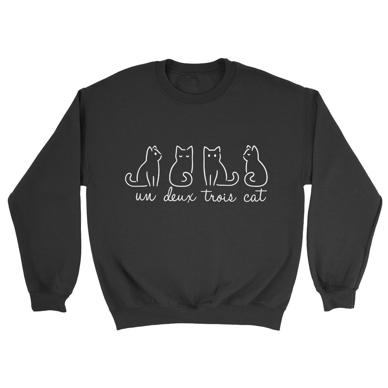 Un Deux Trois Cat Sweatshirt