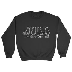 Un Deux Trois Cat Sweatshirt