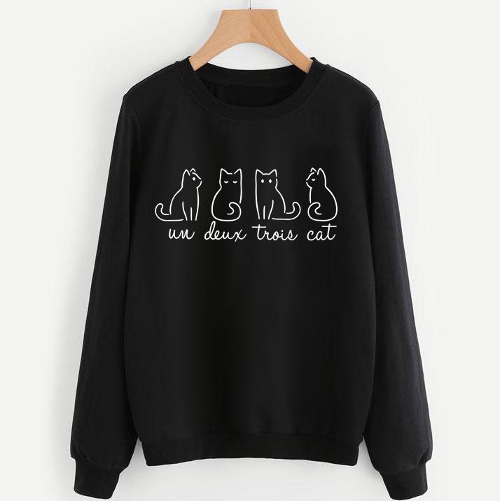Un Deux Trois Cat Sweatshirt