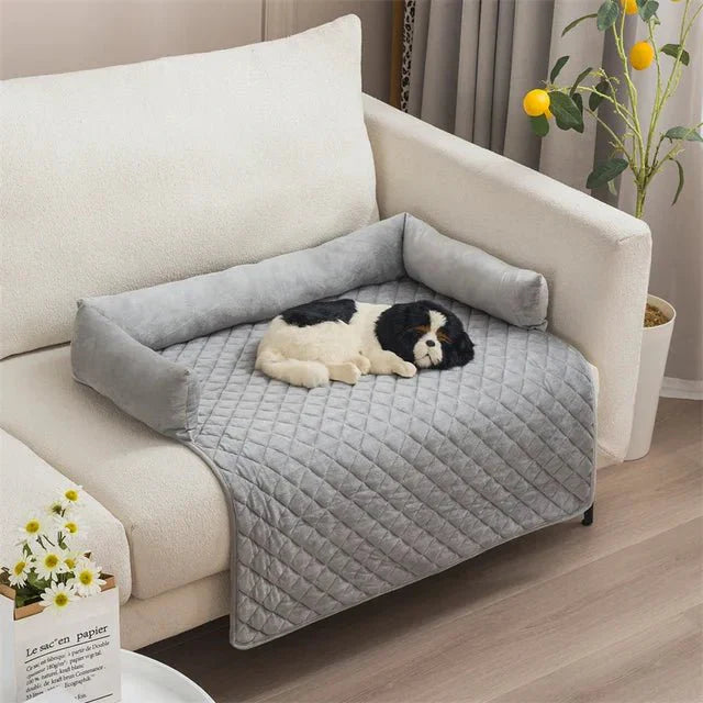 Velvet Quilted Sofa Blanket Bed and Couch Protector